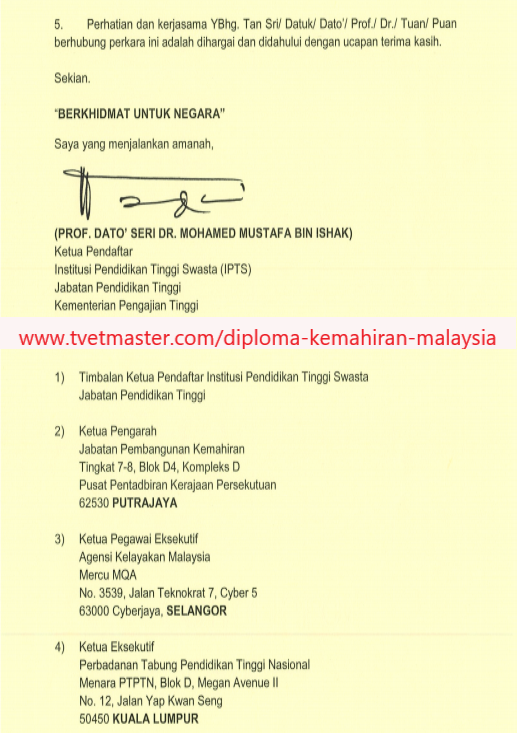 Diploma Kemahiran Malaysia - SKM boleh sambung ke Diploma