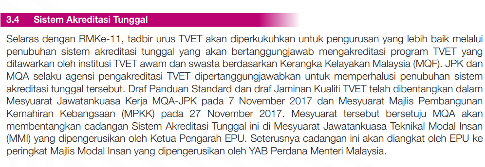 Sistem Akrreditasi Tungga